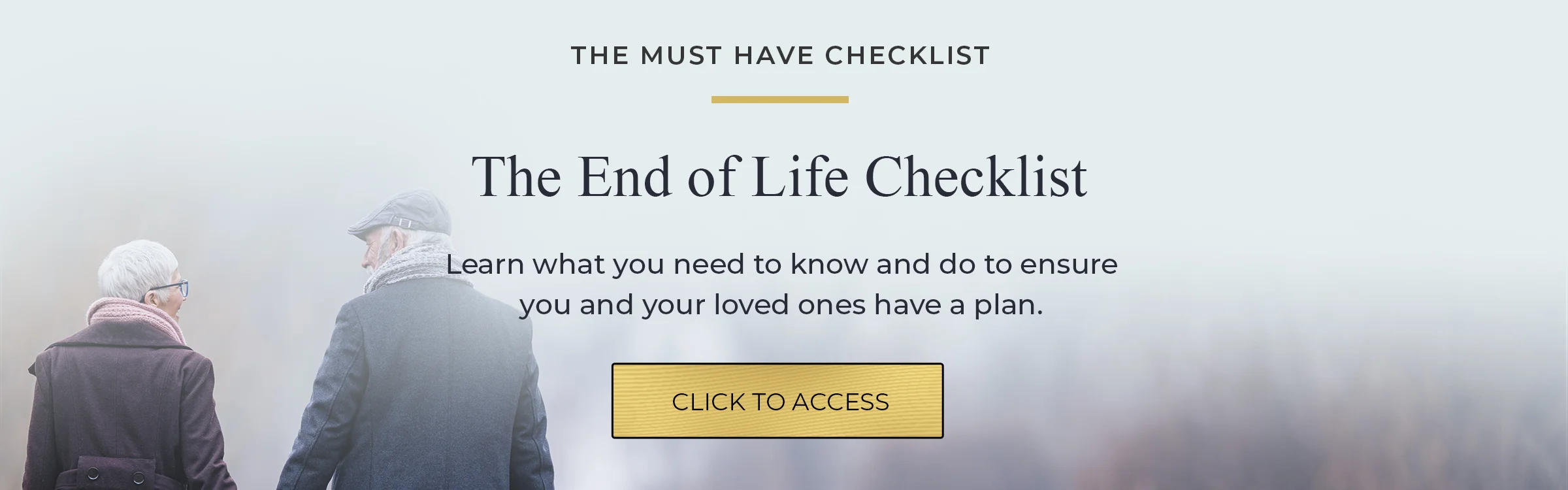 End of life checklist