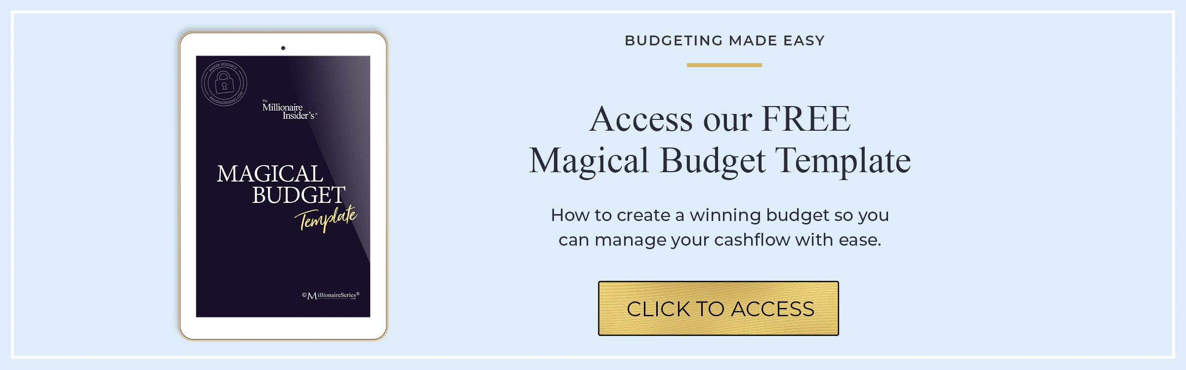 Magical Budget Template