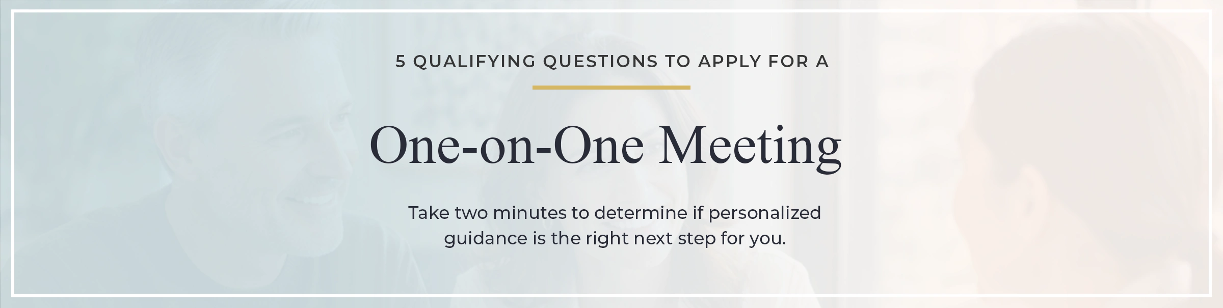 Hero CTA One-on-One Meeting