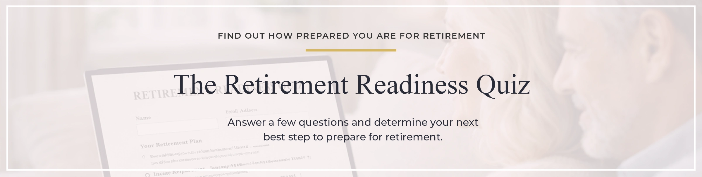 Retirement Readiness Quiz Hero